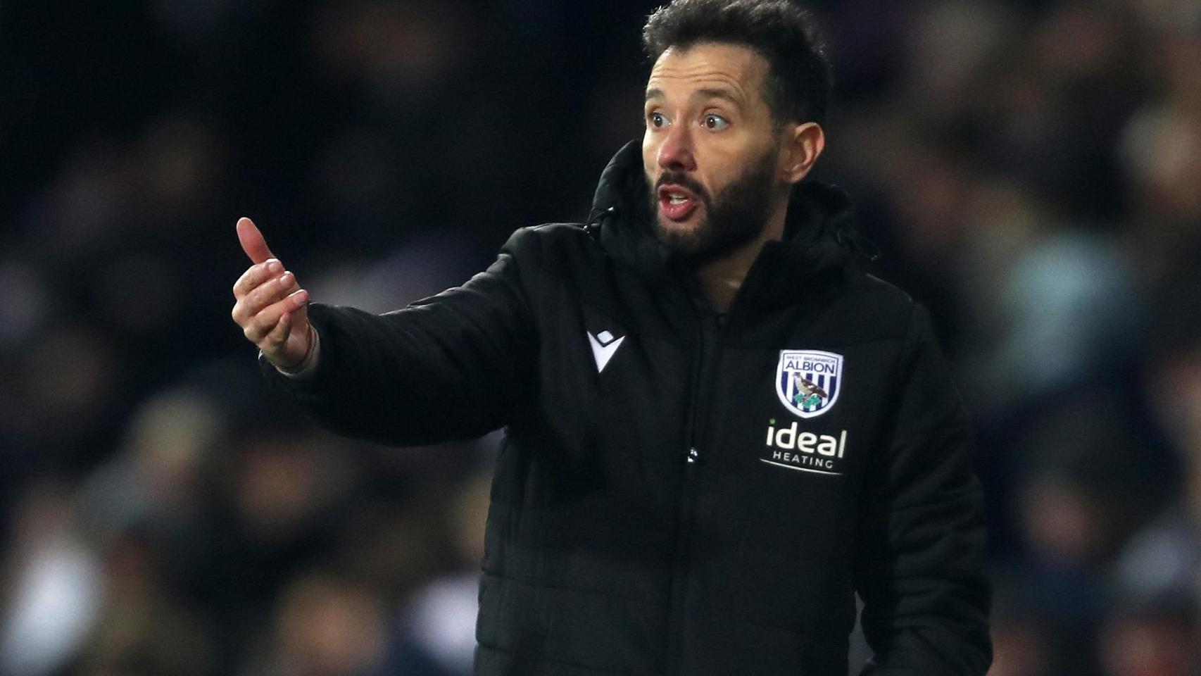 Carlos Corberán, entrenador del West Bromwich Albion