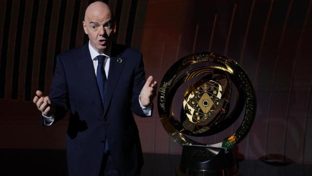 Gianni Infantino, en la presentación del Mundial de Clubes 2025 en EEUU