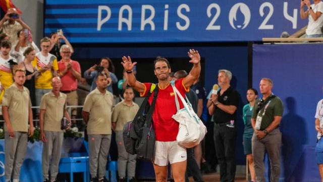 Rafa Nadal se despide de Roland Garros en los Juegos Olímpicos.