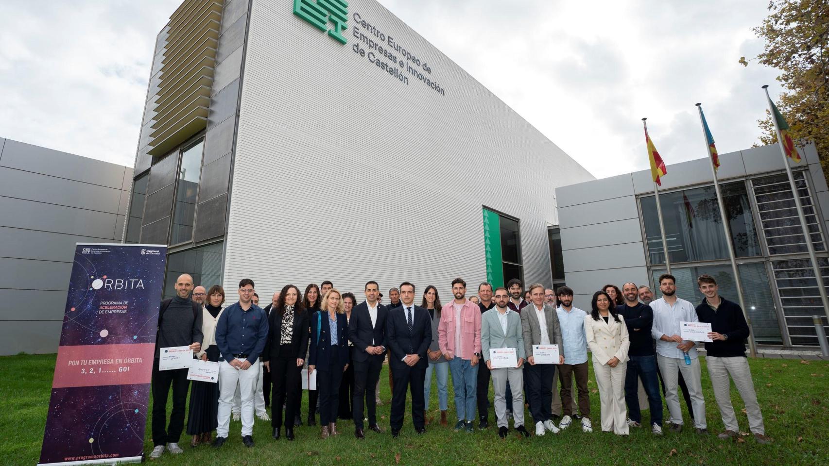 Participantes de la séptima edición del programa de aceleración de Órbita en las instalaciones del CEEI Castellón.