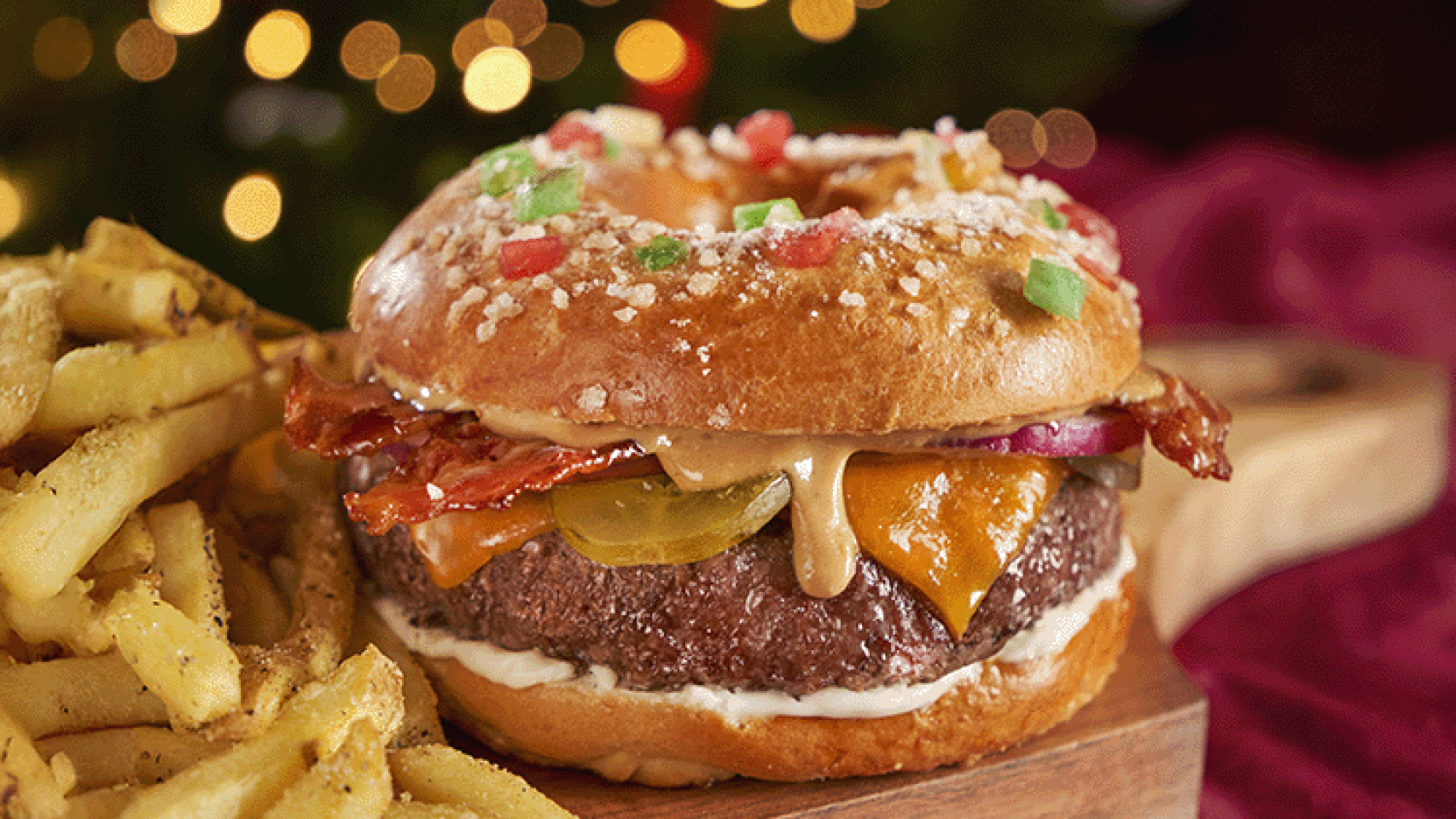 La roscon burger del Fridays.