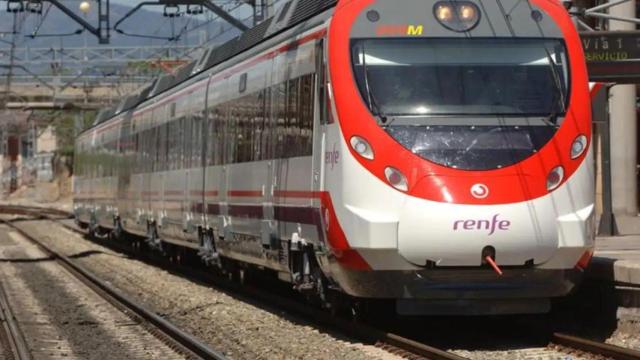 Tren de Cercanías de Renfe.