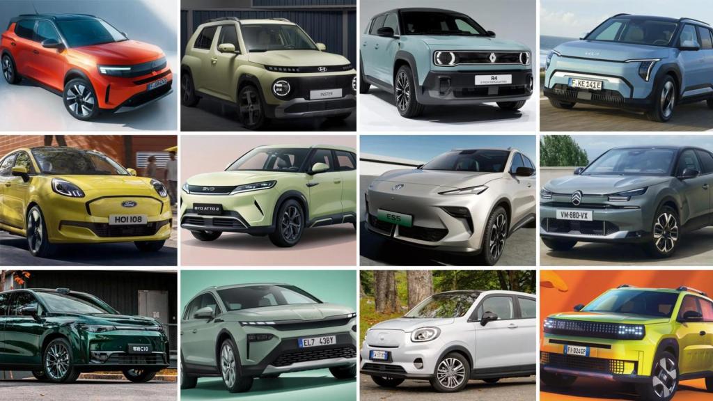 Algunos de los lanzamientos de coches eléctricos de 2025.