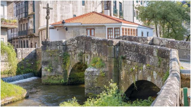 Puente de Bermaña en Caldas de Reis