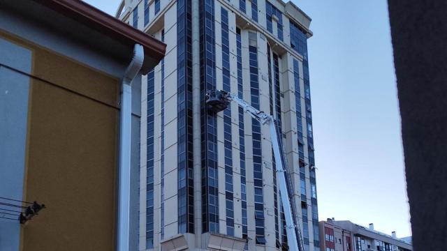 Intervención de los Bomberos de A Coruña