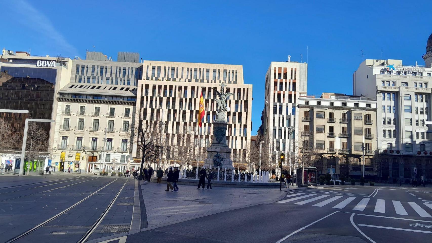 Plaza España, Zaragoza.