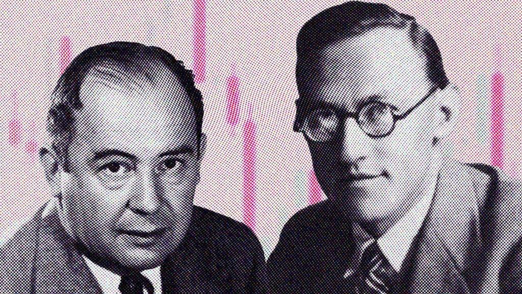 El matemático John von Neumann (izquierda.) y el economista Oskar Morgenstern publicaron 'Teoría de juegos y comportamiento económico' (1944).