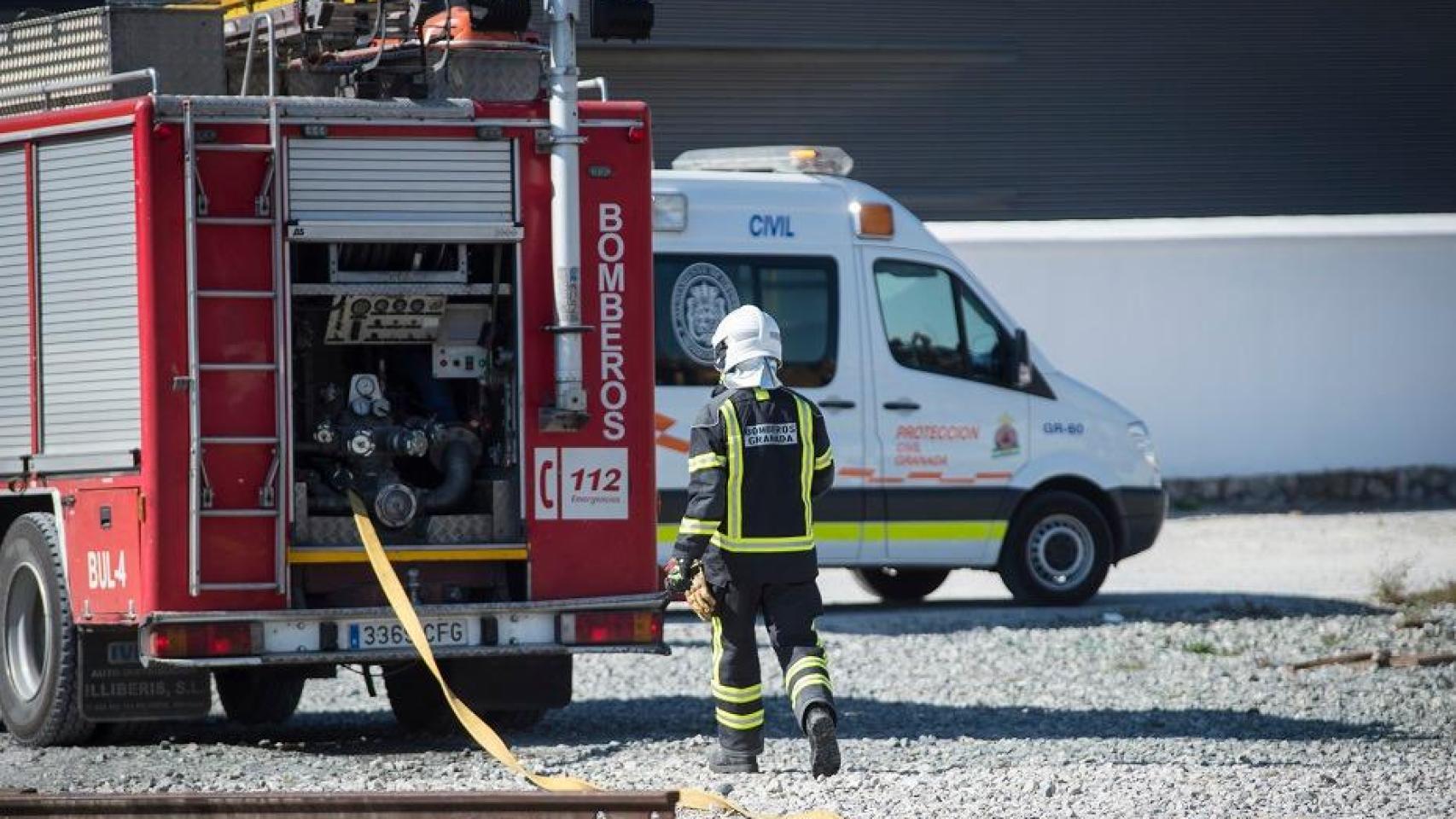 Imagen de un vehículo de bomberos.