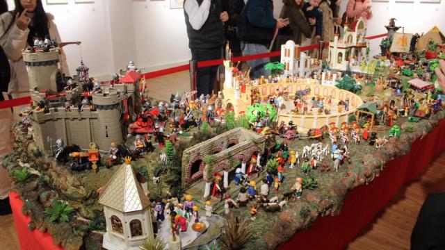 Imagen del Belén con 3.000 piezas de Playmobil.