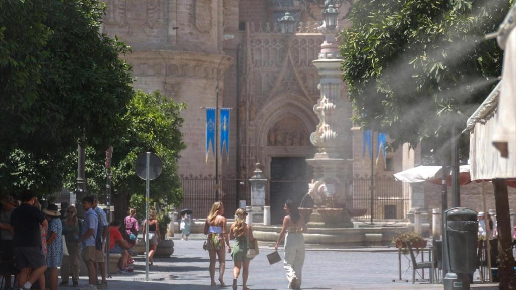 Ola de calor en Sevilla, 10 de agosto.