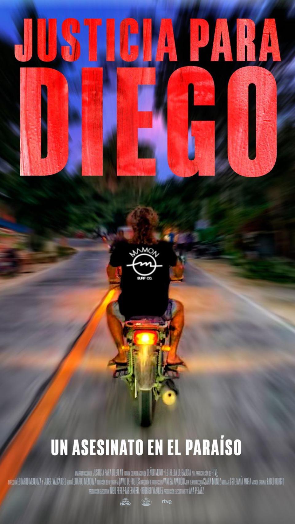 Cartel del documental sobre Diego Bello