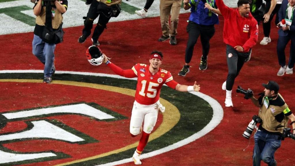 Mahomes, ganador de la Superbowl en 2024 con Kansas.