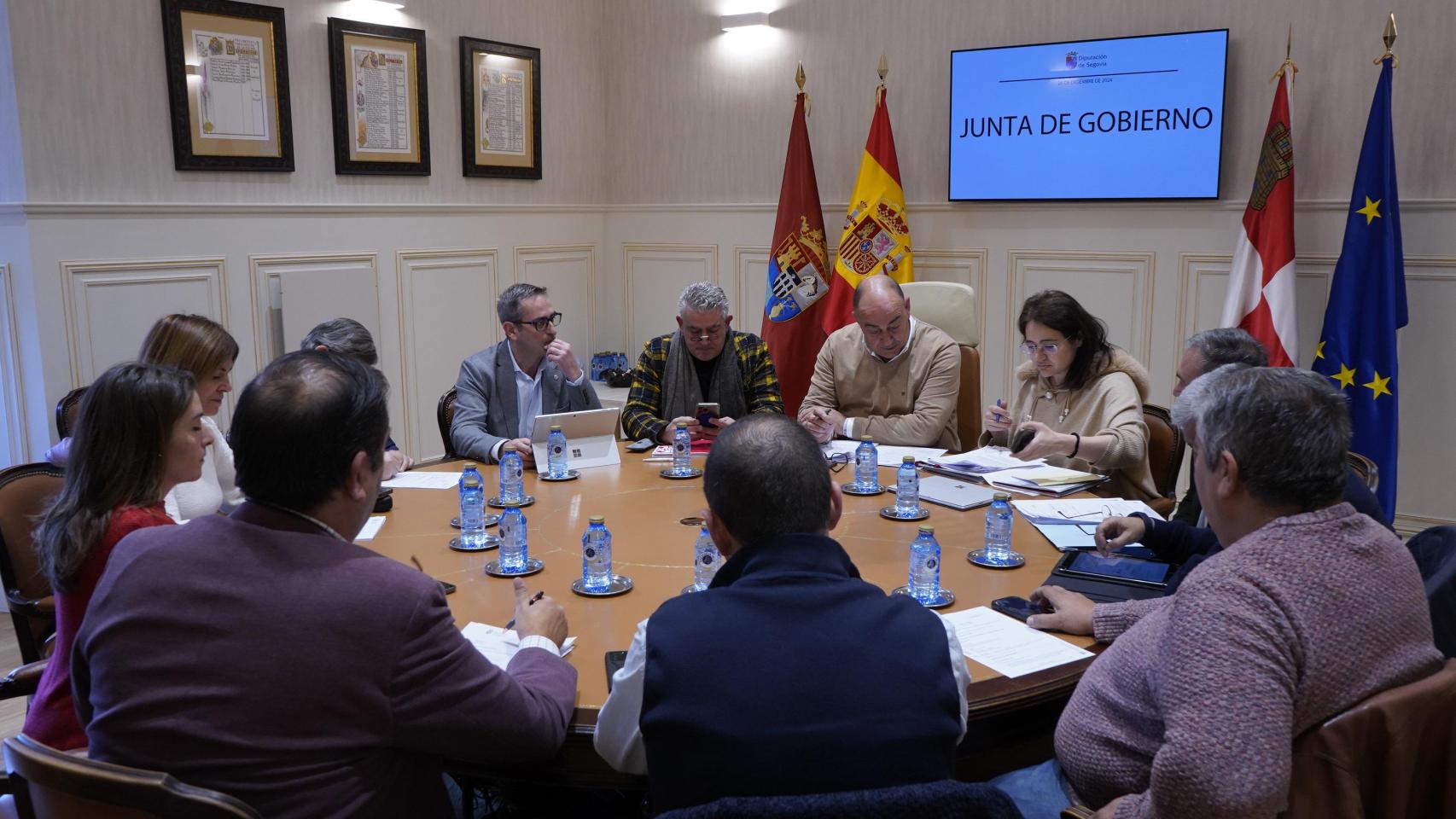 La Junta de Gobierno de la Diputación de Segovia celebrada este jueves