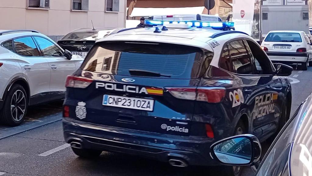 Imagen de la Policía Nacional en Valladolid