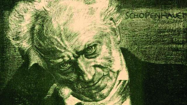 Arthur Schopenhauer retratado por Karl Bauer.