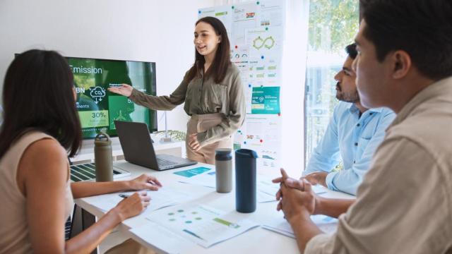 Reunión ejecutiva de una empresa.