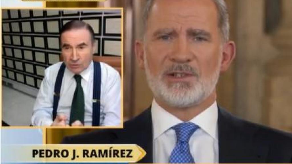 Pedro J. Ramírez este jueves en la tertulia de 'La Mirada Crítica' de Telecinco.