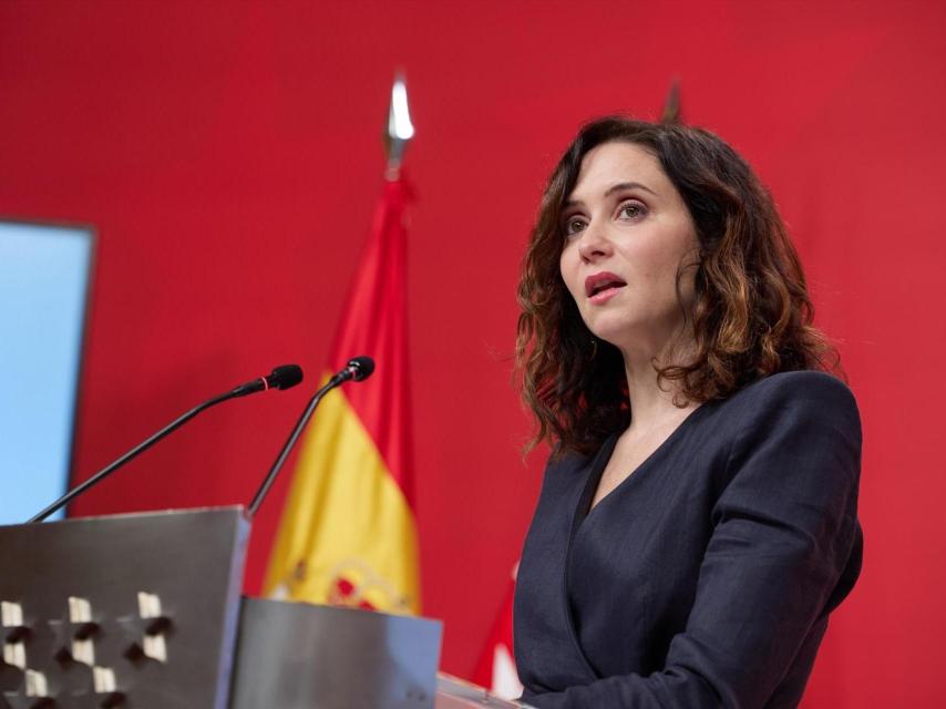 La presidenta de la Comunidad de Madrid, Isabel Díaz Ayuso.