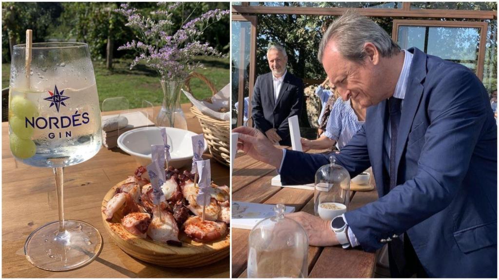 Fernando Terry Osborne, CEO del Grupo Osborne, durante un cata de Nordés hace unos años.