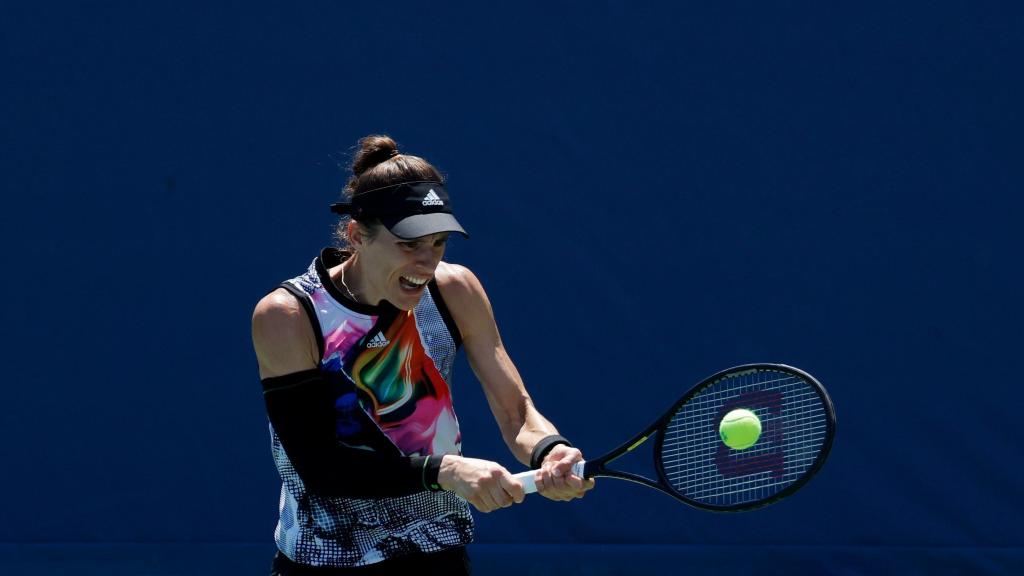 Andrea Petkovic, durante su carrera en activo en el circuito WTA