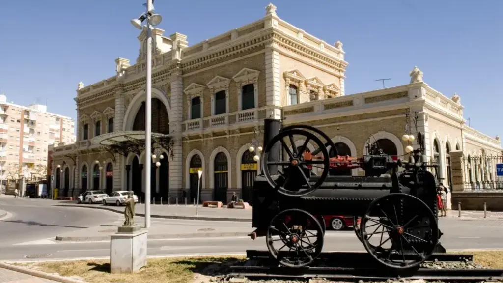 La estación de trenes de Cartagena.