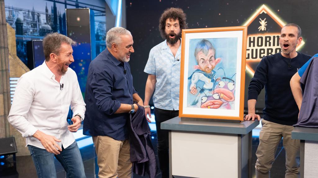 Juan Ibáñez y Damián Mollá (d) en El Hormiguero.