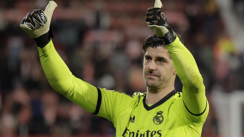 Courtois agradece el apoyo a su afición tras el partido ante el Girona.