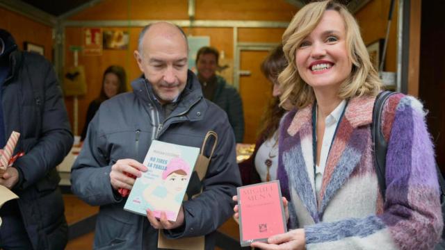 Pilar Alegría, este viernes con el delegado del Gobierno en Aragón, Fernando Beltrán.