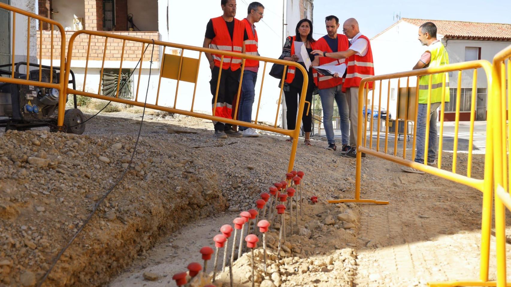 Obras ejecutadas a cargo de uno de los convenios entre el Ayuntamiento y la DPZ.