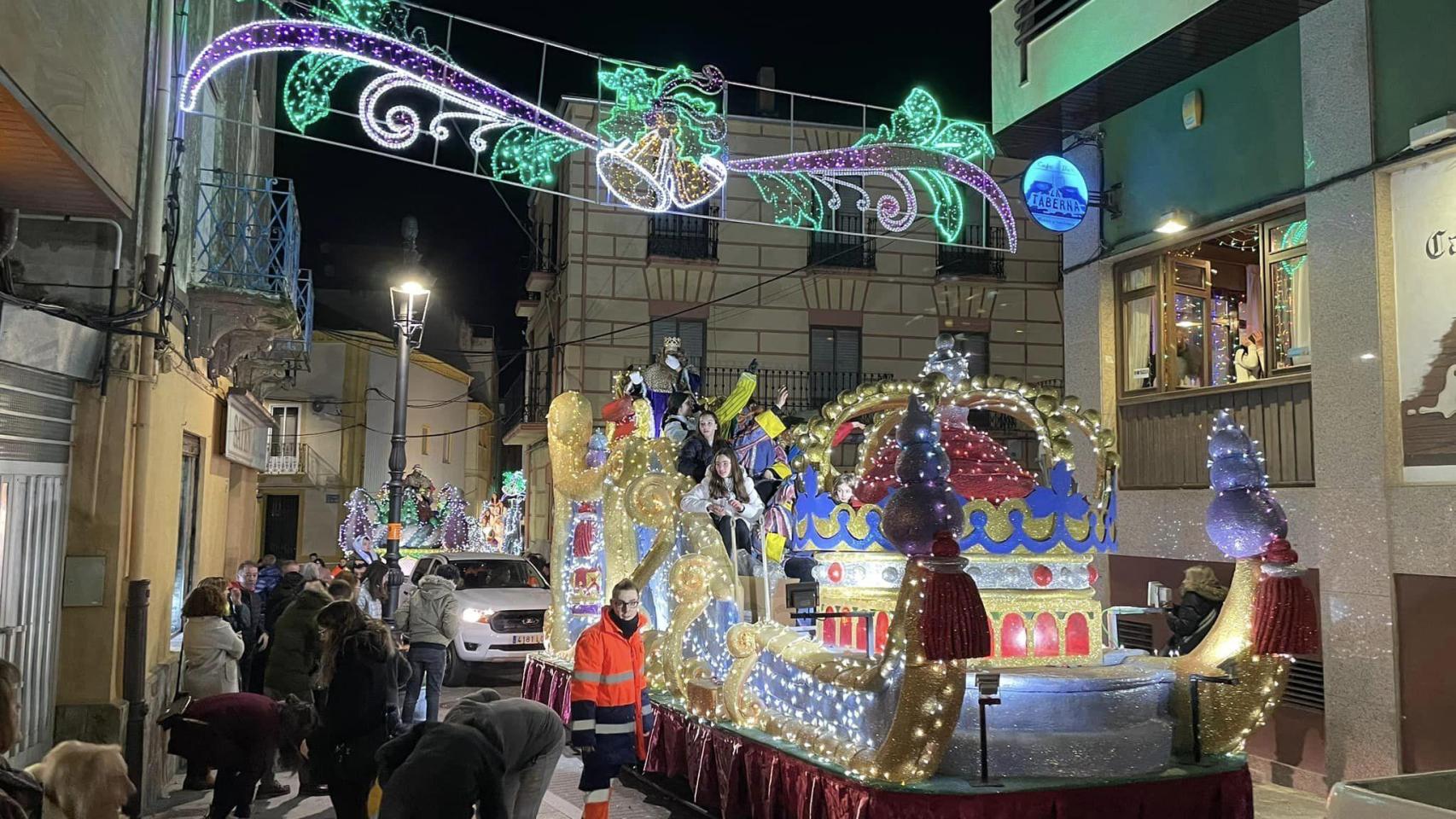 Imagen de una edición anterior de la Cabalgata de los Reyes Magos en Guijuelo
