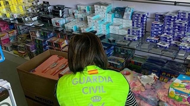 Una de las inspecciones realizadas por la Guardia Civil