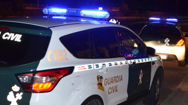 Un vehículo de la Guardia Civil