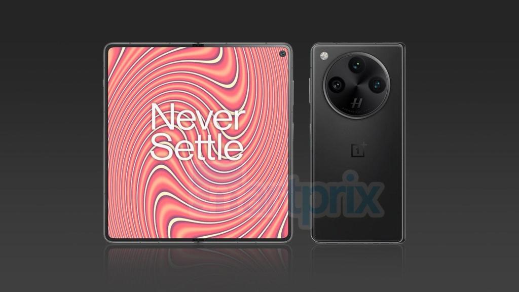 Imagen renderizada del posible diseño del OnePlus Open 2