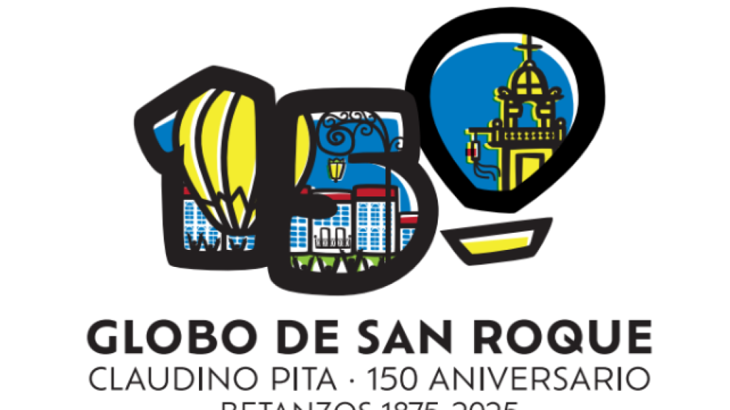 Imagen del 150 aniversario del Globo de San Roque de Betanzos (A Coruña)