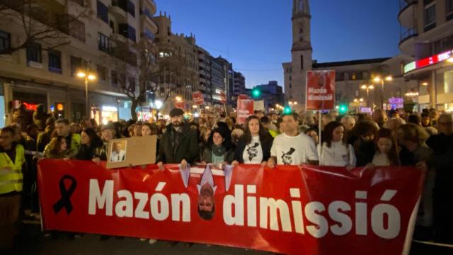 Imagen de la manifestación de este domingo 29 de diciembre.