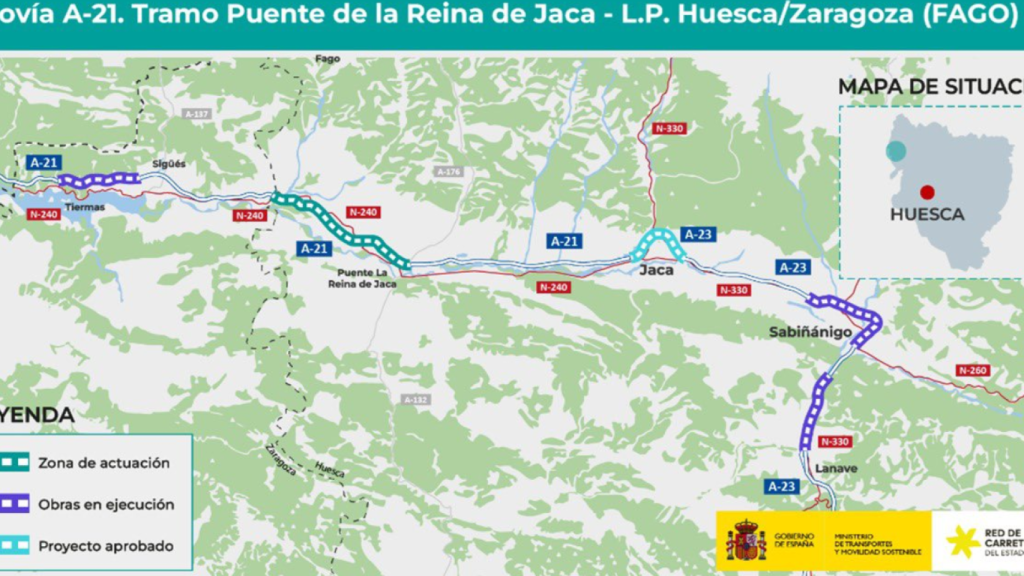 El tramo de 12 kilómetros en el que se actuará.