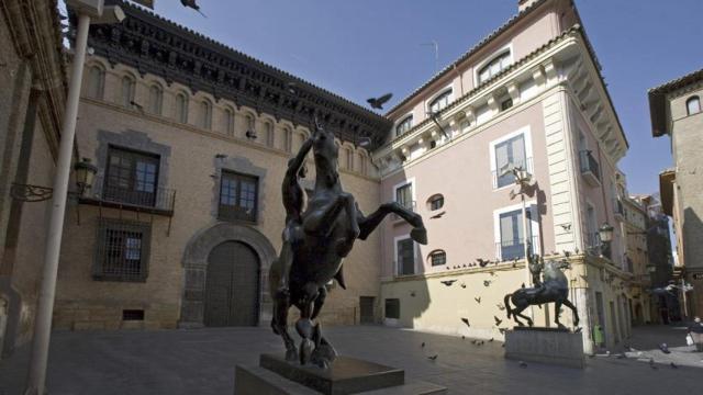 Fachada del Museo Pablo Gargallo, en Zaragoza.