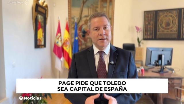 Emiliano García-Page en 'Antena 3 Noticias Fin de Semana'.