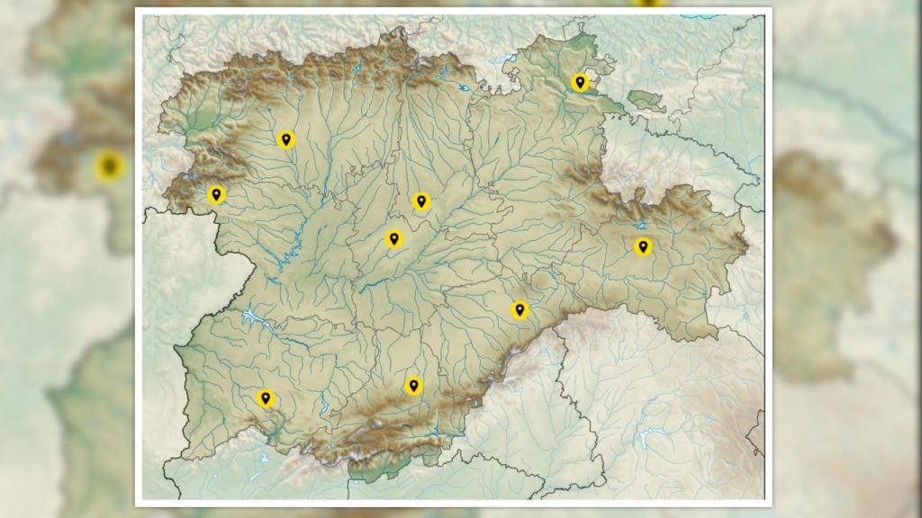 National Geographic elabora un mapa con los nueve pueblos más bonitos de la Comunidad