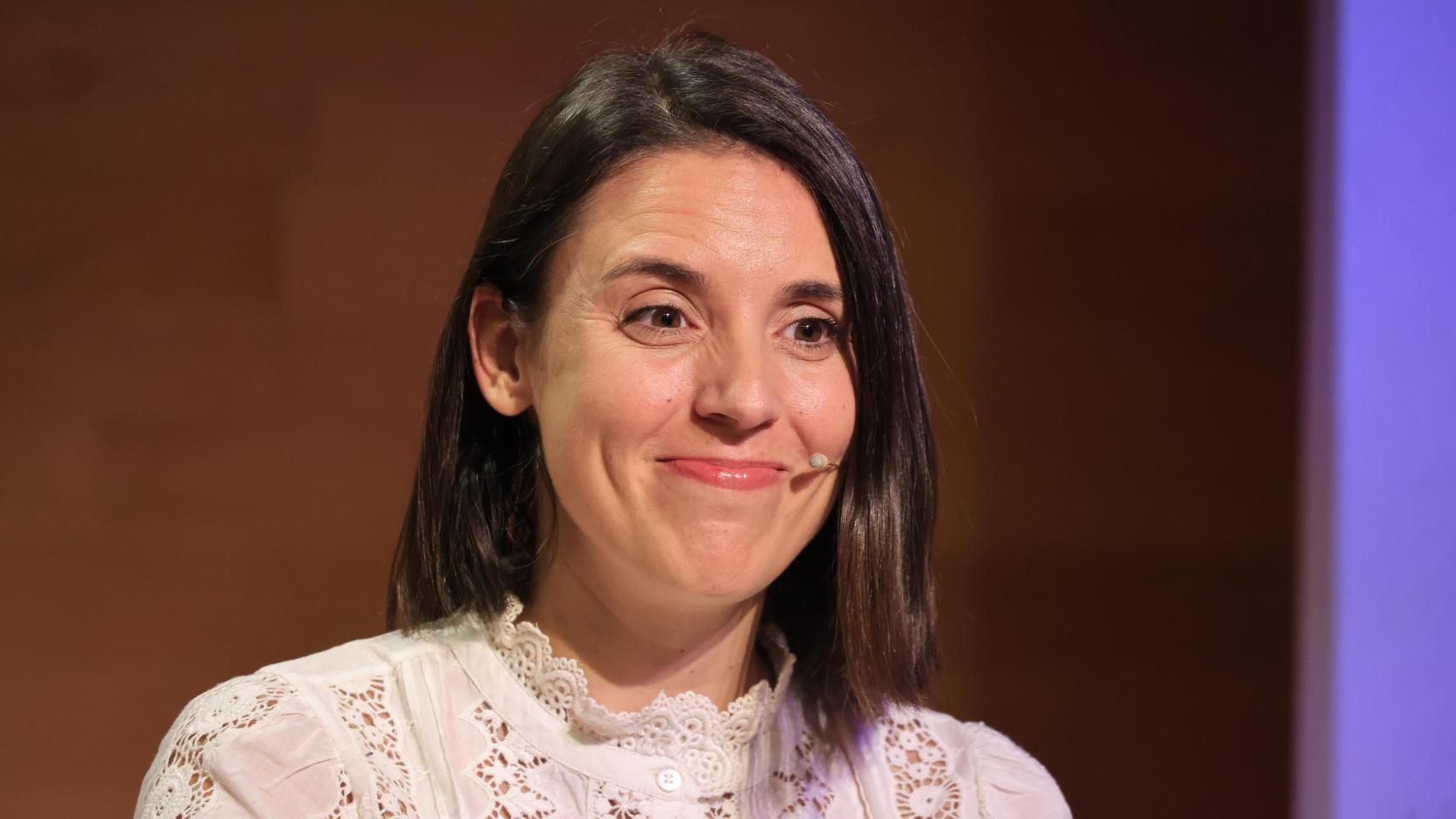 Irene Montero en un acto público