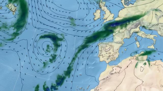 Mapa de predicción de la Aemet