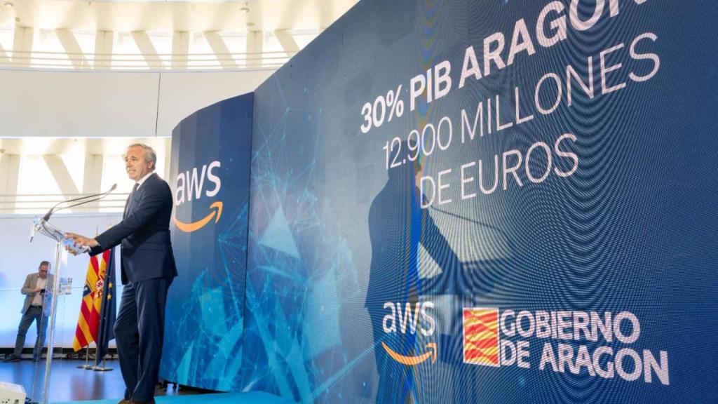 Amazon Web Services elevó su inversión en Aragón hasta los 15.700 millones de euros