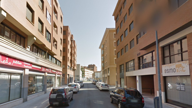 Calle Las Ciencias en Huesca