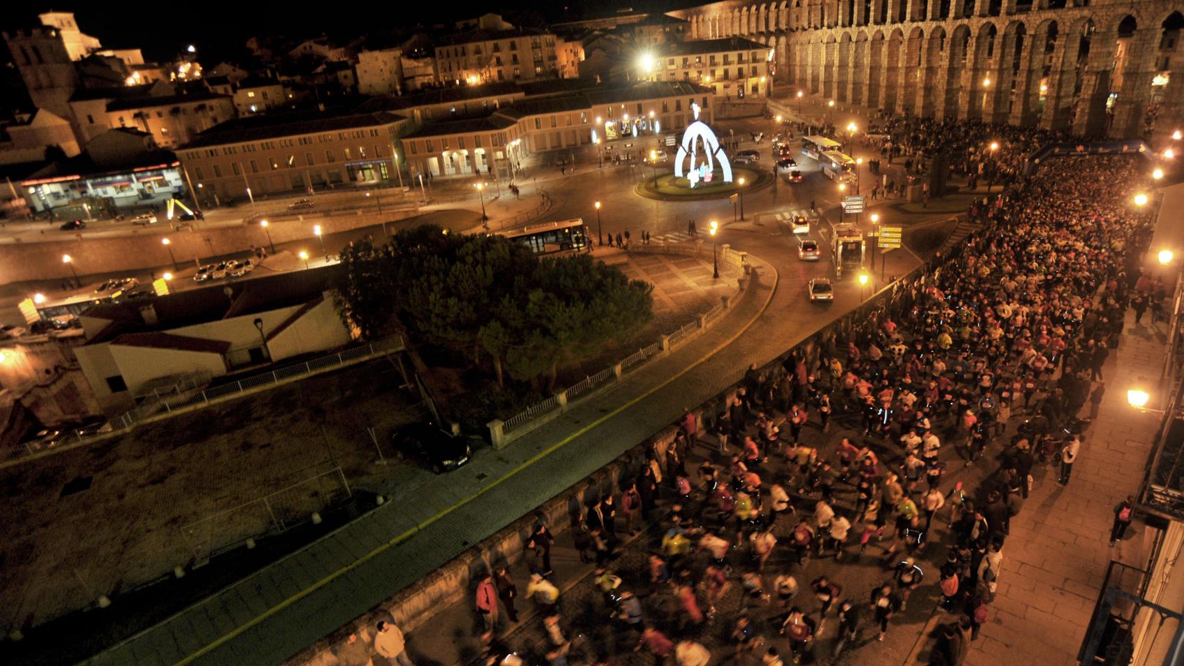 Imagen de archivo de la San Silvestre en Segovia