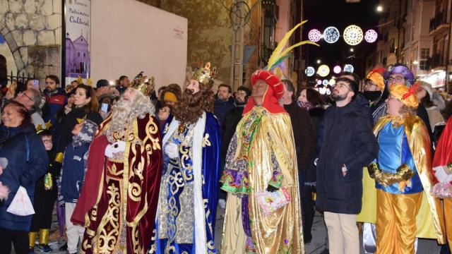 Cabalgata de Reyes Magos celebrada en 2024 en Tarancón (Cuenca).