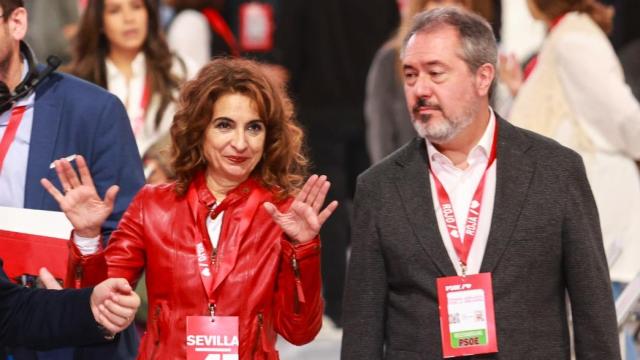 Montero y Espadas, en el congreso federal de Sevilla de este año.