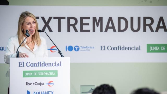 La presidenta de la Junta de Extremadura, María Guardiola.