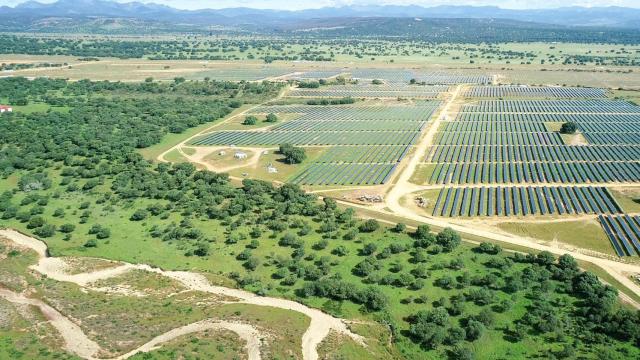 Planta fotovoltaica Valdesolar, en Badajoz, de Repsol.