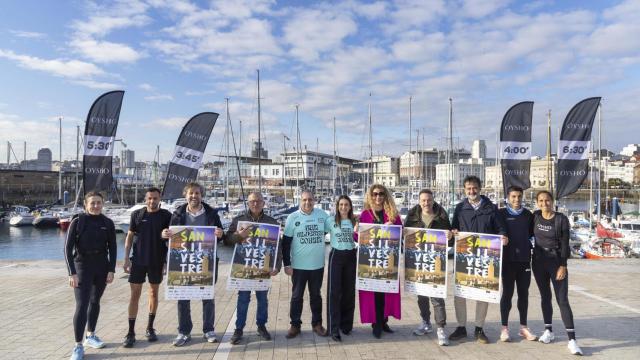 Presentación de la camiseta de la San Silvestre de A Coruña.