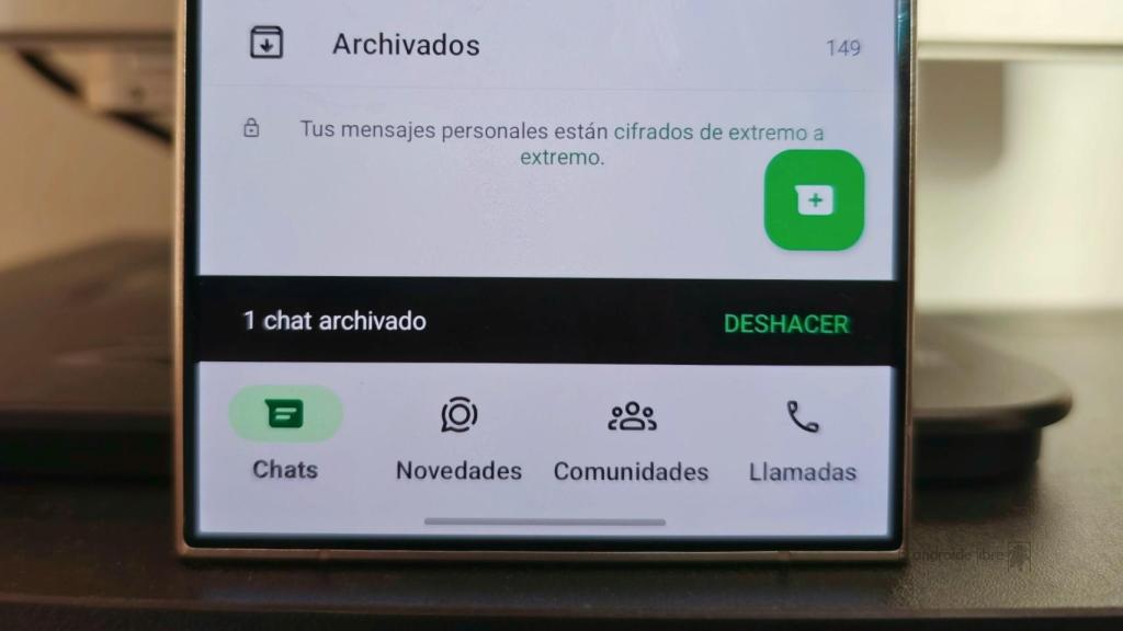 Mensajes archivados de WhatsApp